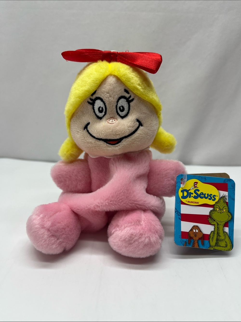 Dr. Seuss Pink Plush Character Toy - Yellow Hair
